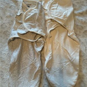 KeaBabies Swaddle 2 pack with Zipper- Newborn / 0-3 month